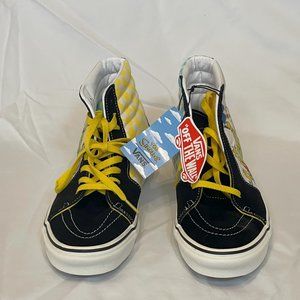 The Simpsons Vans High Tops size M 9.5 W 11